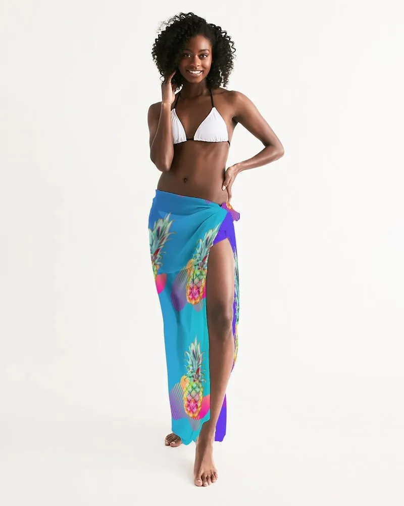 Pineapple Paradise Swimsuit Coverup - Purple Blue Ombre