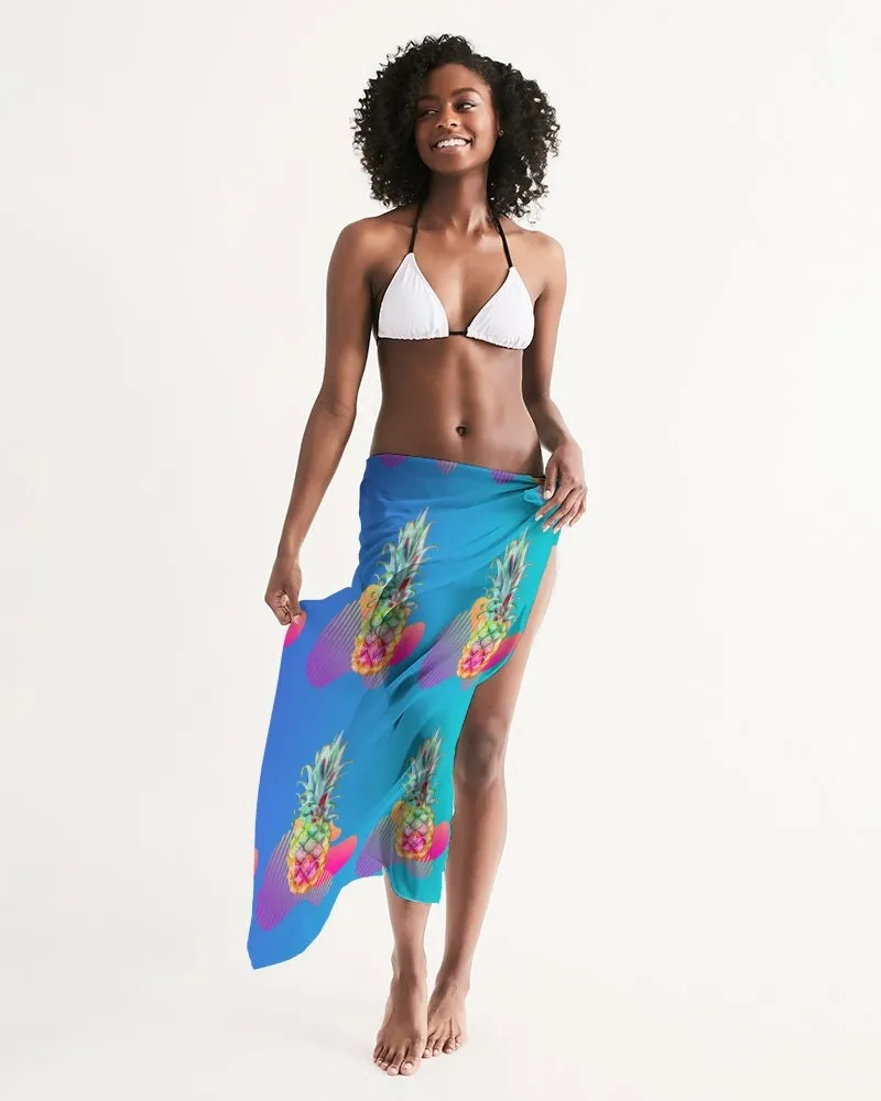 Pineapple Paradise Swimsuit Coverup - Purple Blue Ombre