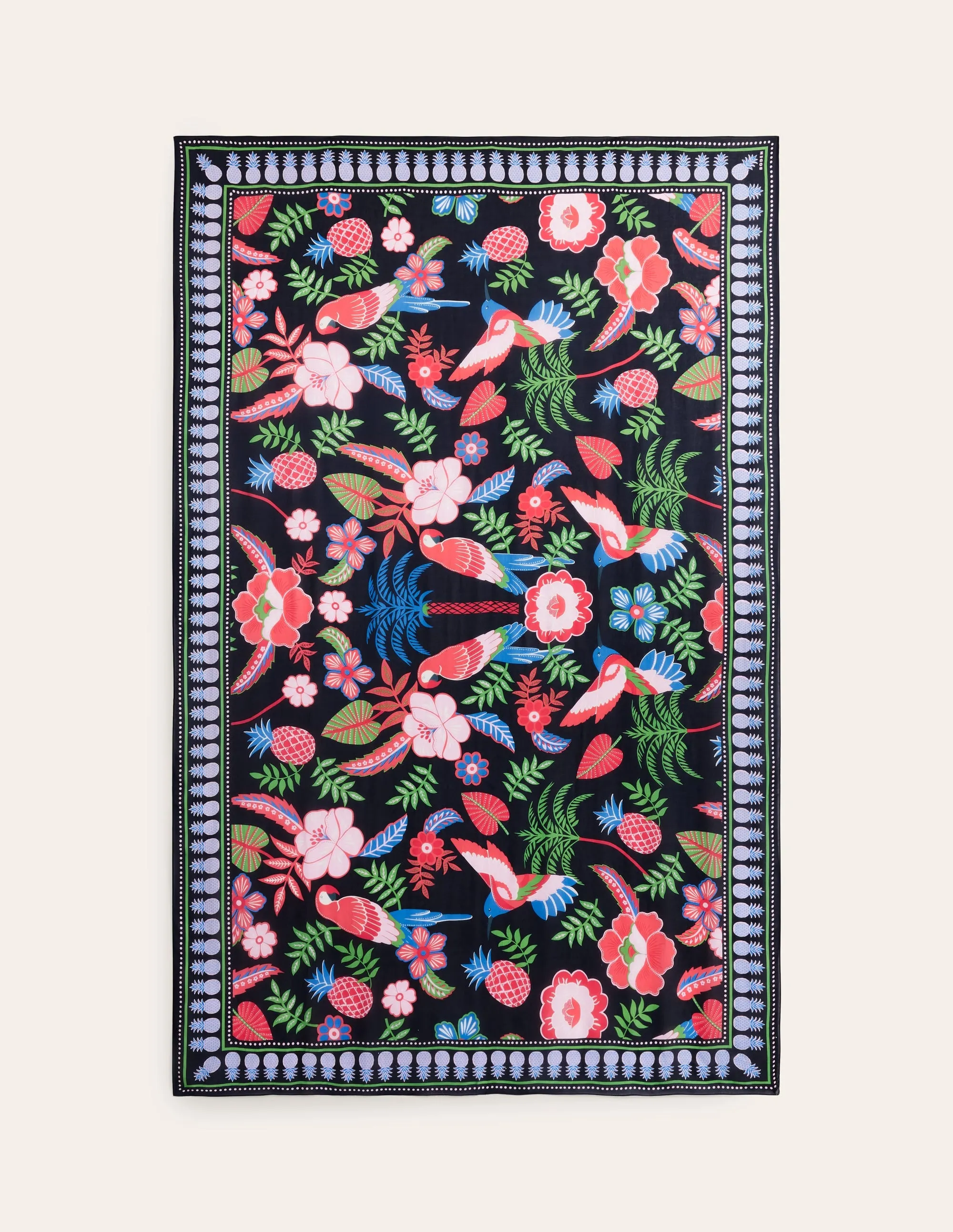 Printed Sarong Scarf-Multi, Tropic Parrot