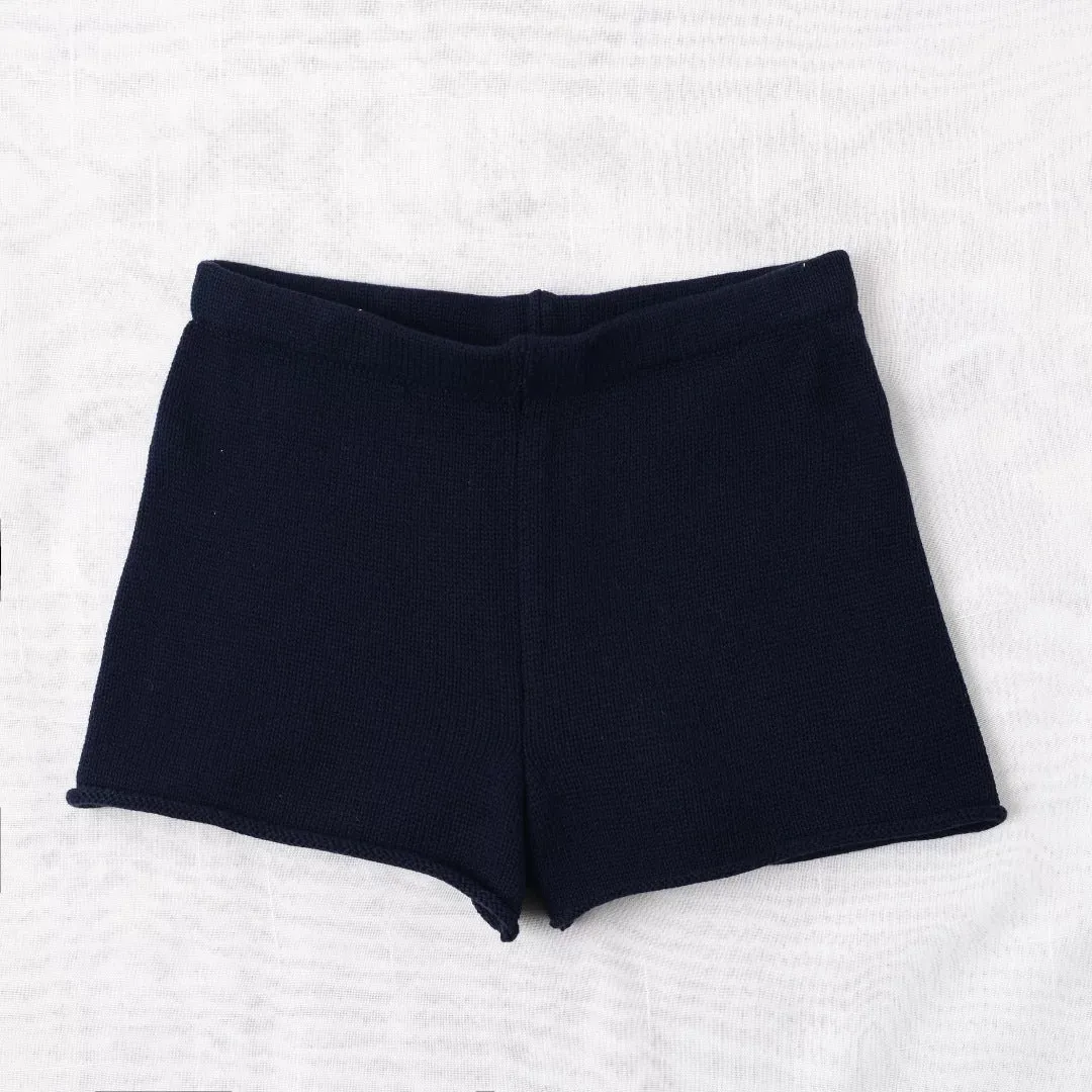 Pure Color High Waist Sexy Slim Shorts