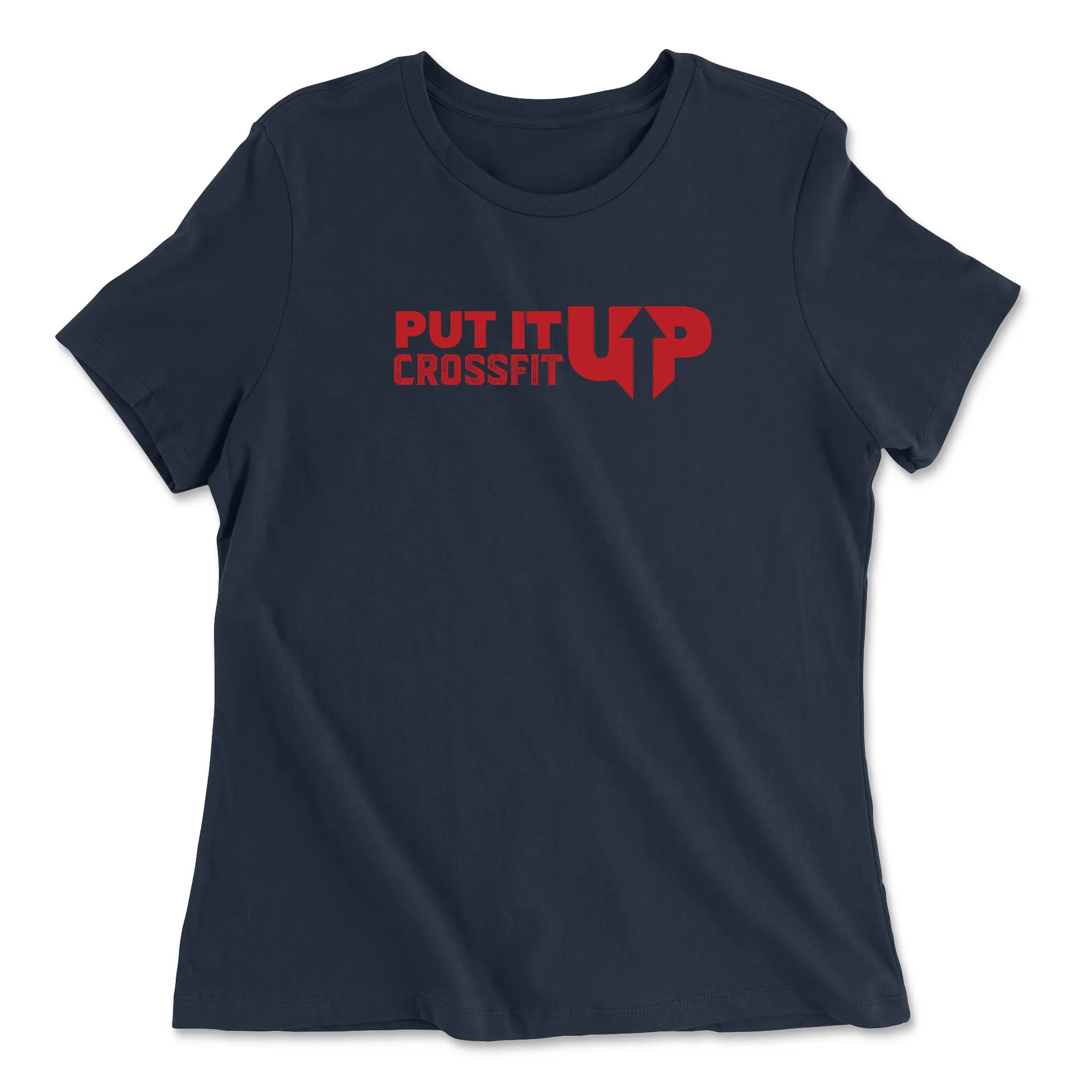 Put It Up CrossFit Red Womens - Relaxed Jersey T-Shirt