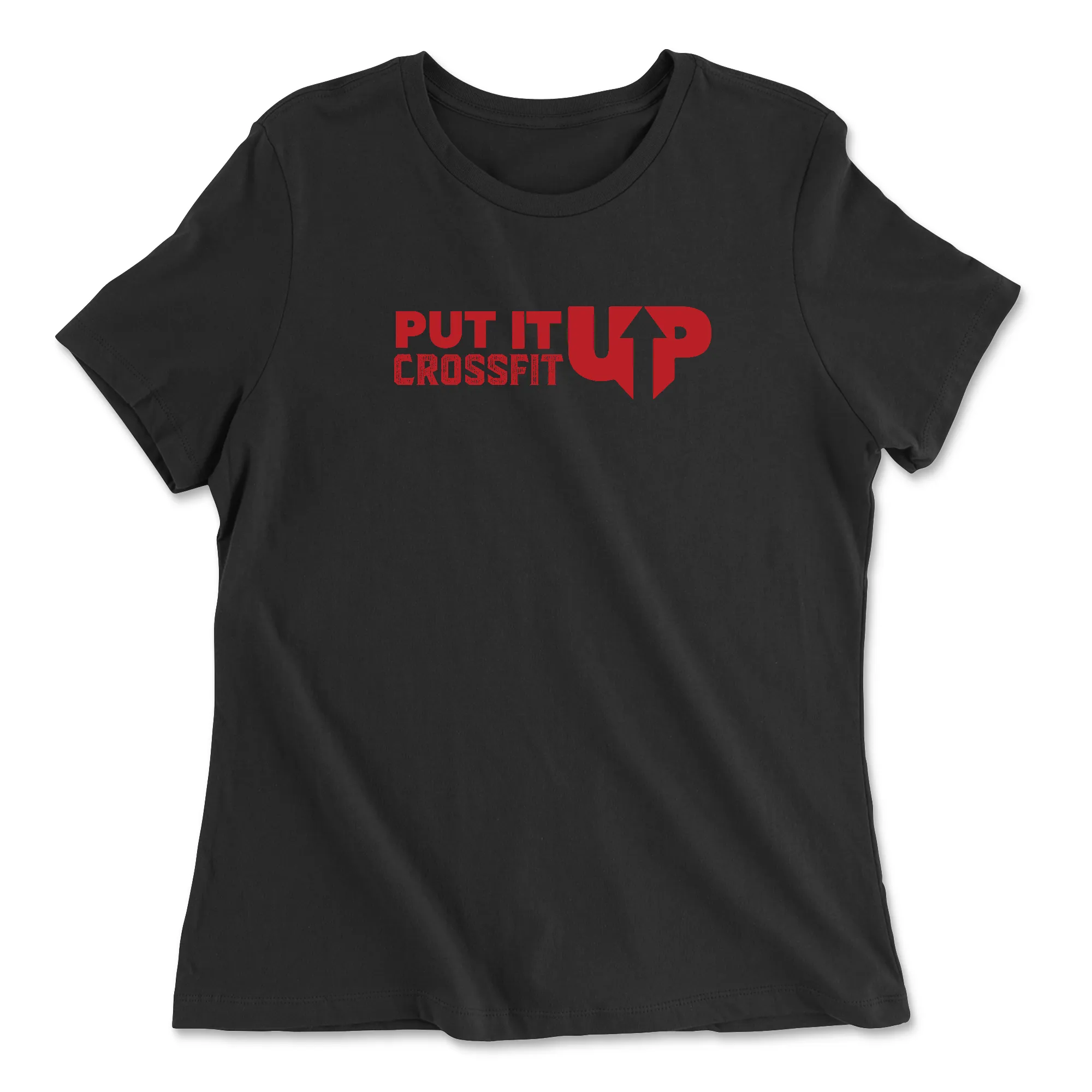 Put It Up CrossFit Red Womens - Relaxed Jersey T-Shirt