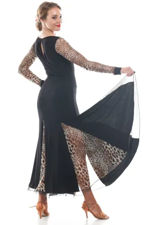 "Charmed & Leopard" Ballroom Dance Dress