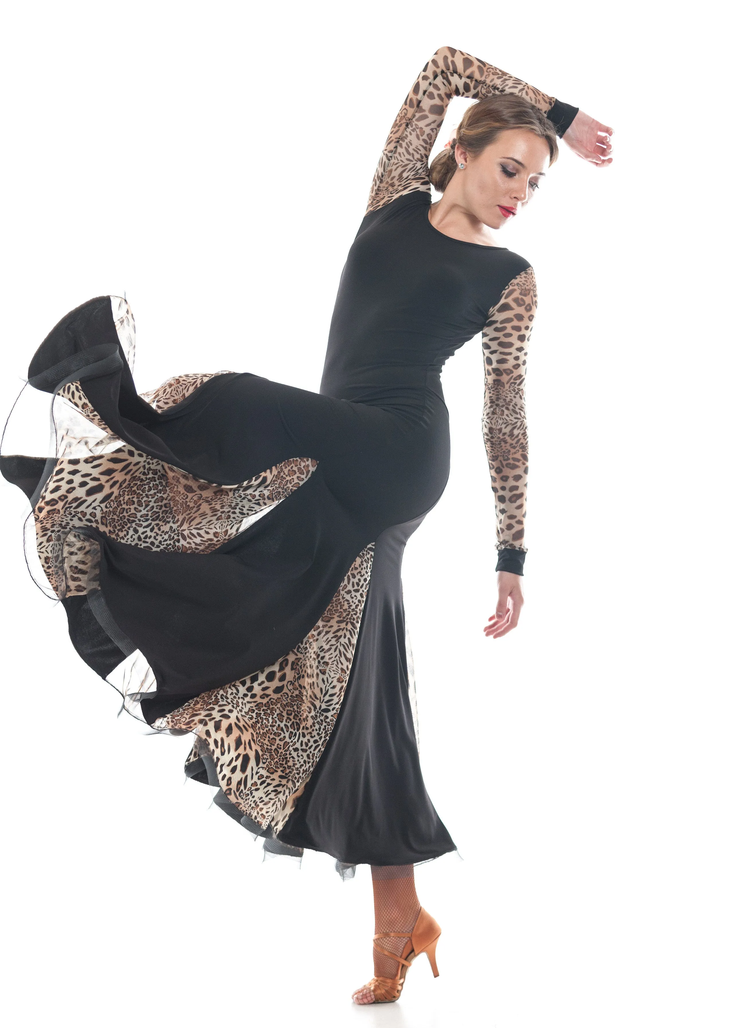 "Charmed & Leopard" Ballroom Dance Dress