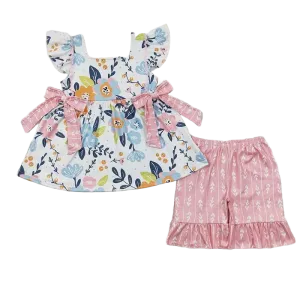 "Summer Sweetie" Little Girl's Shorts 2 PC Set
