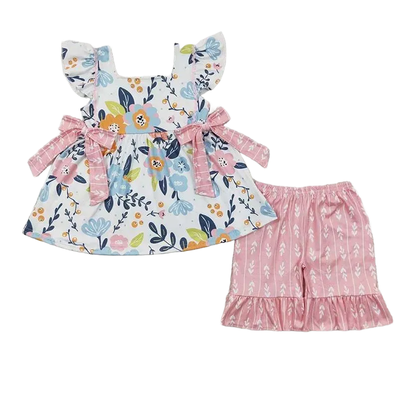 "Summer Sweetie" Little Girl's Shorts 2 PC Set