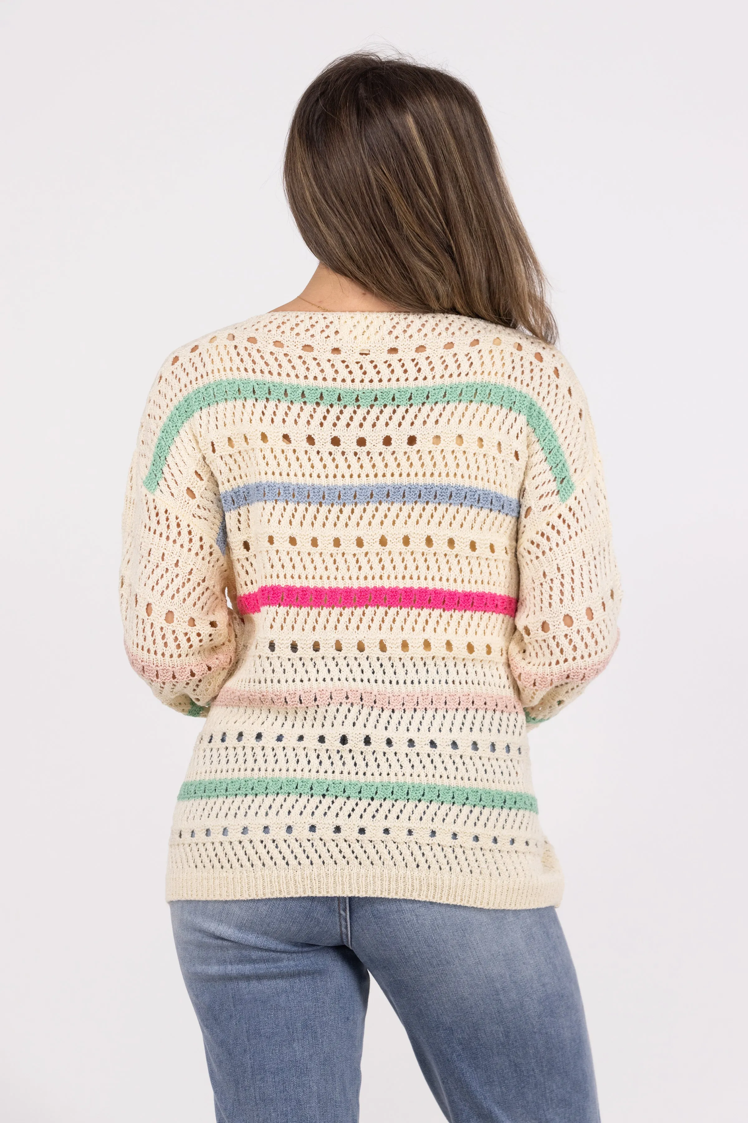 Rainbow Sherbert Sweater * Final Sale*