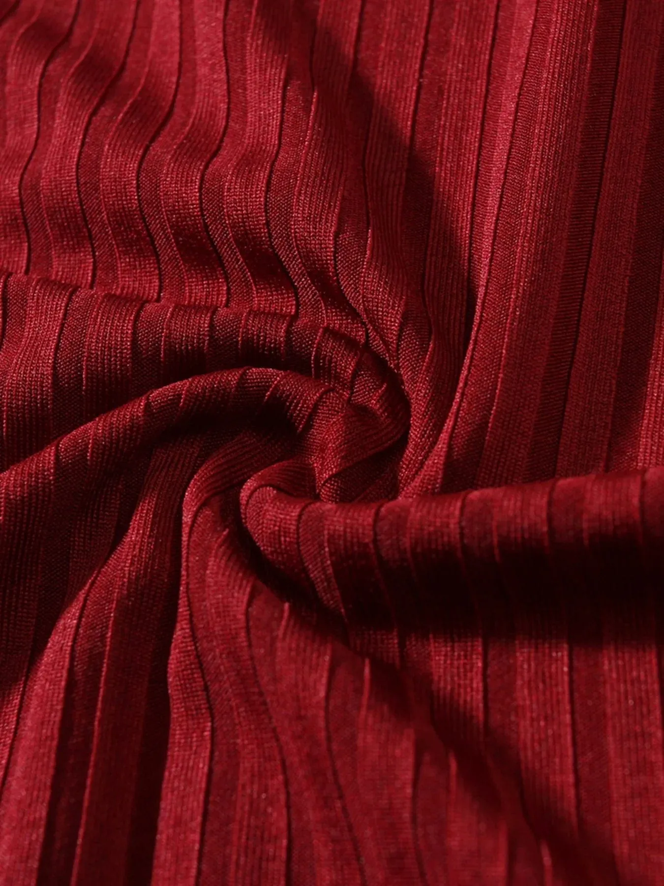 Ribbed Two-Tone Tank Top