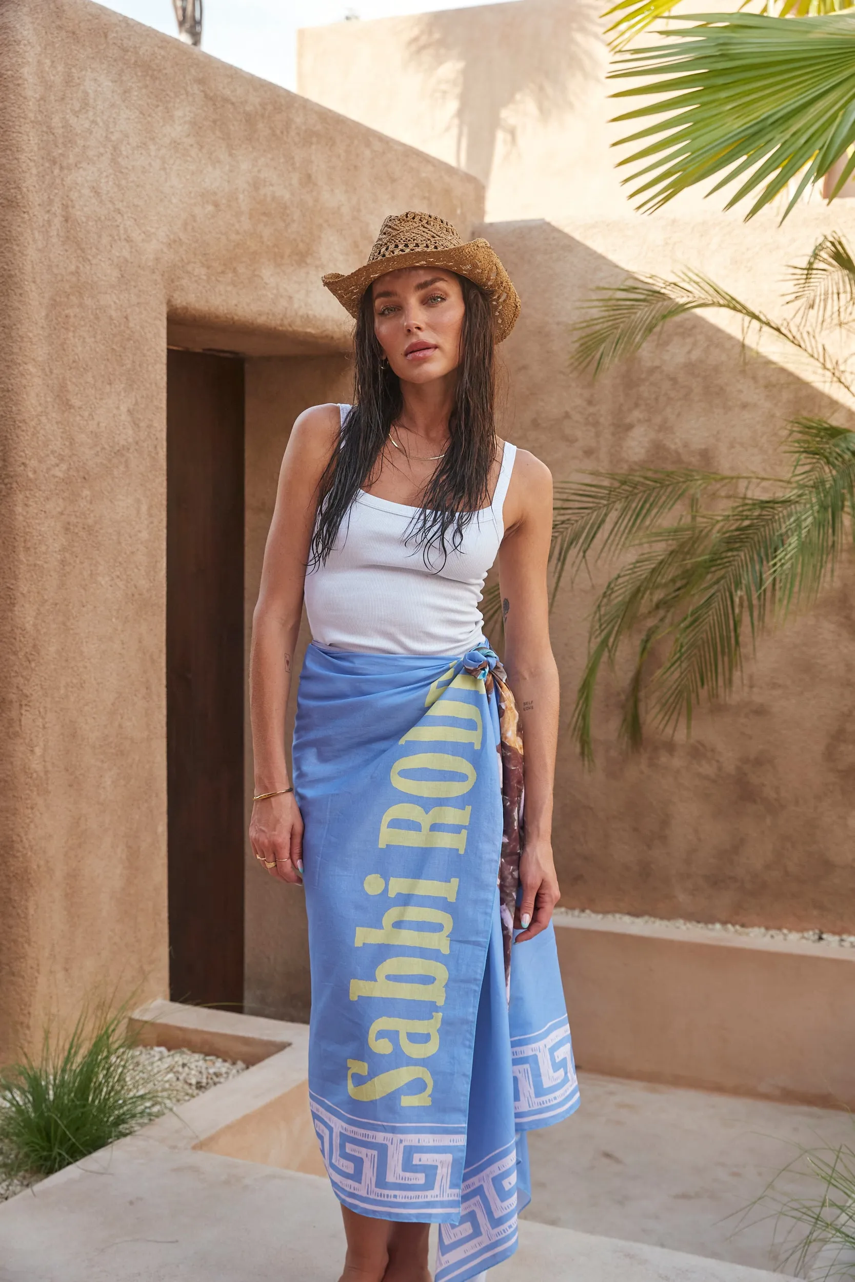 Rodeo Blue Sarong