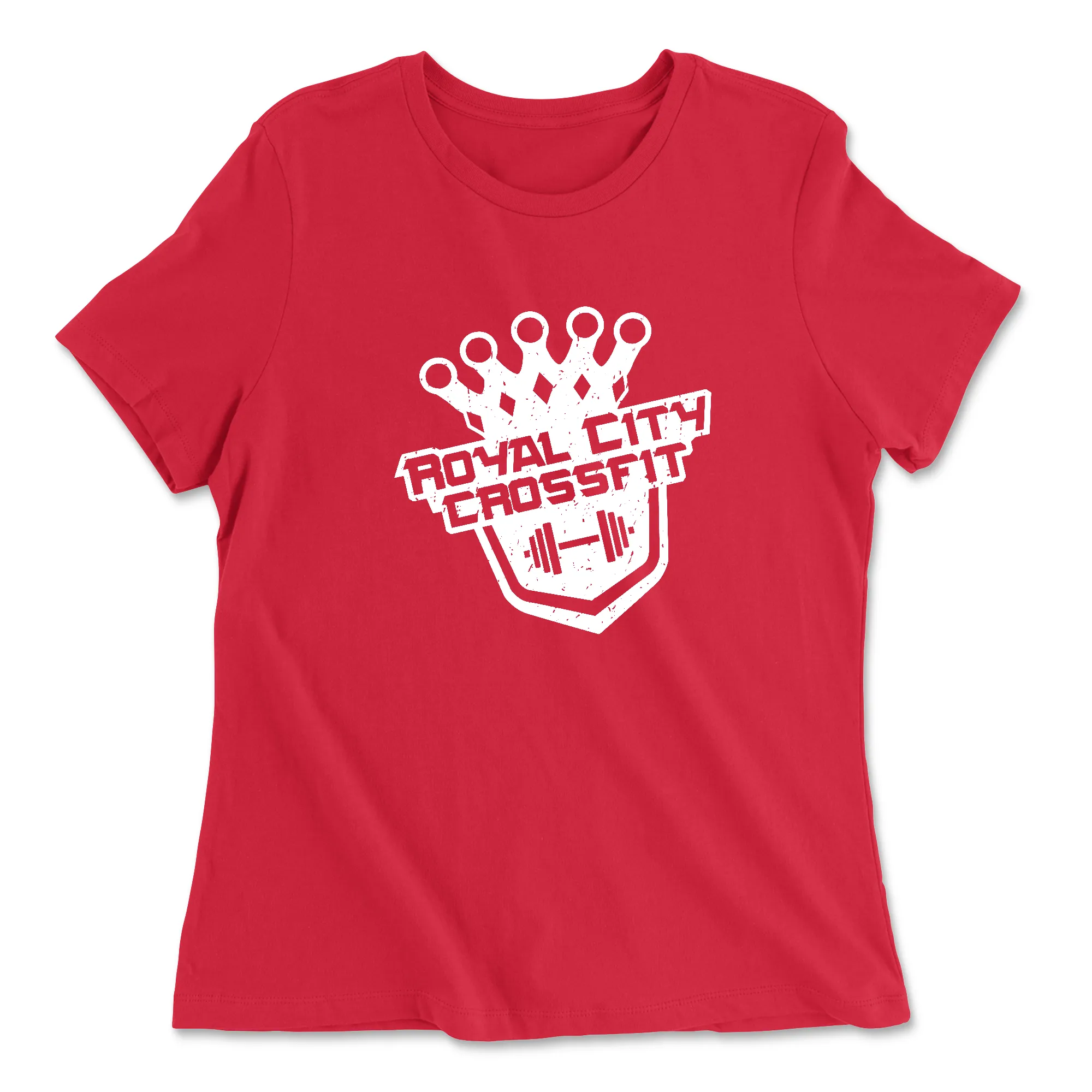 Royal City CrossFit Tilted Womens - Relaxed Jersey T-Shirt