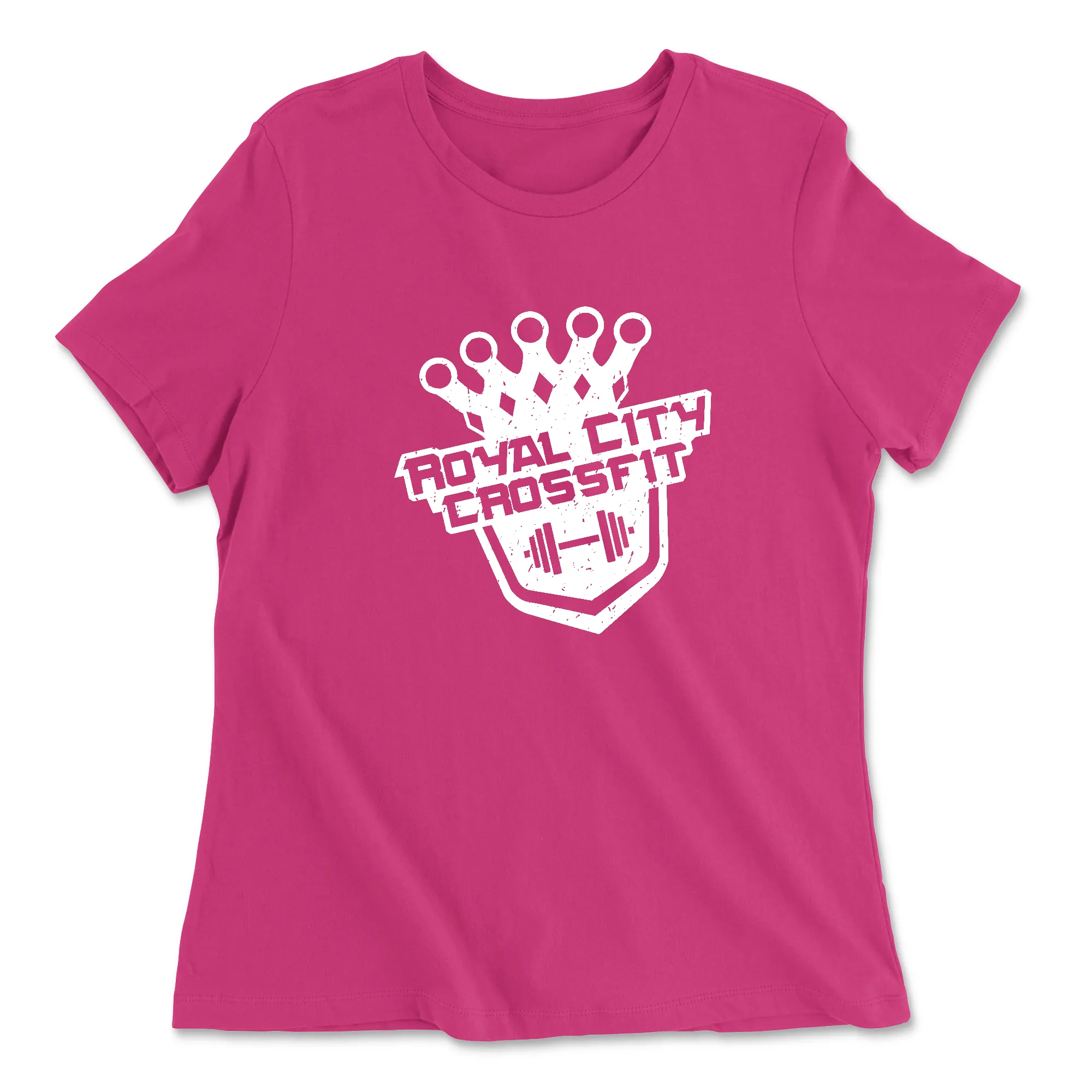 Royal City CrossFit Tilted Womens - Relaxed Jersey T-Shirt