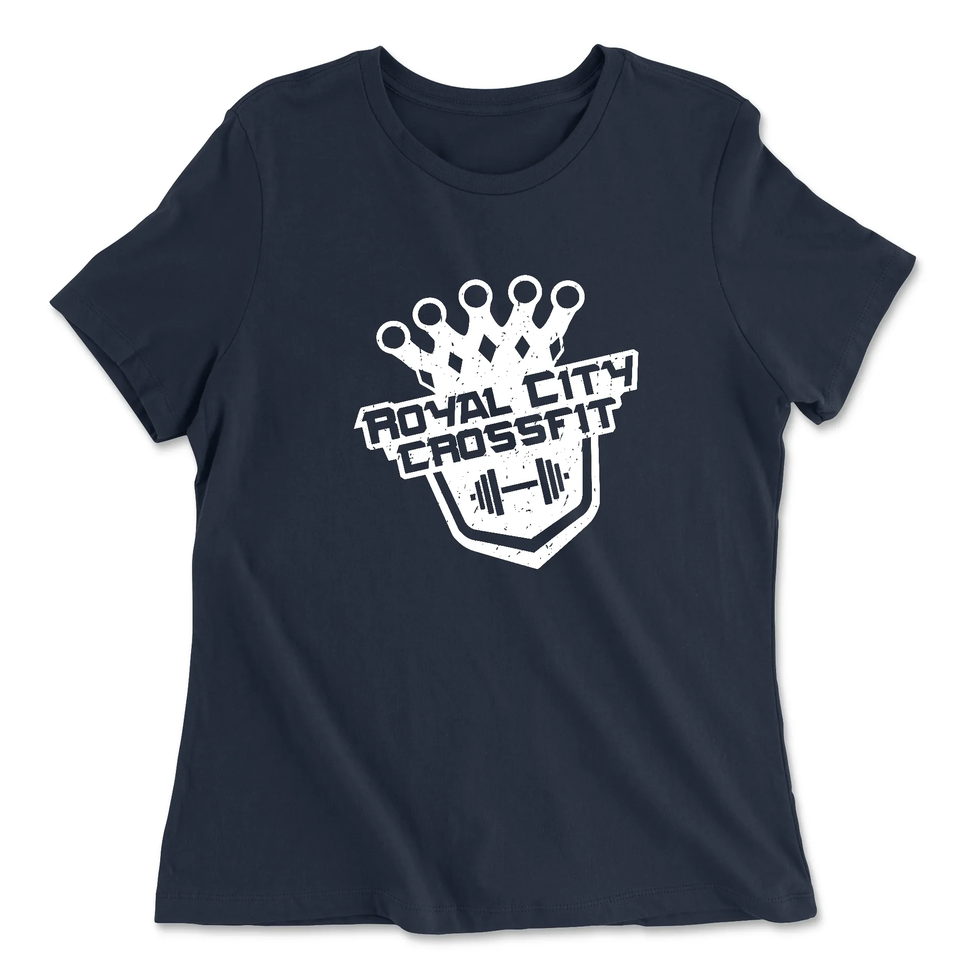 Royal City CrossFit Tilted Womens - Relaxed Jersey T-Shirt