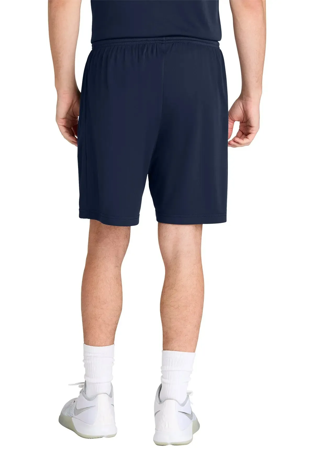 San Mar Men's 7" Pocketed Shorts – Lightweight, Moisture-Wicking & Versatile