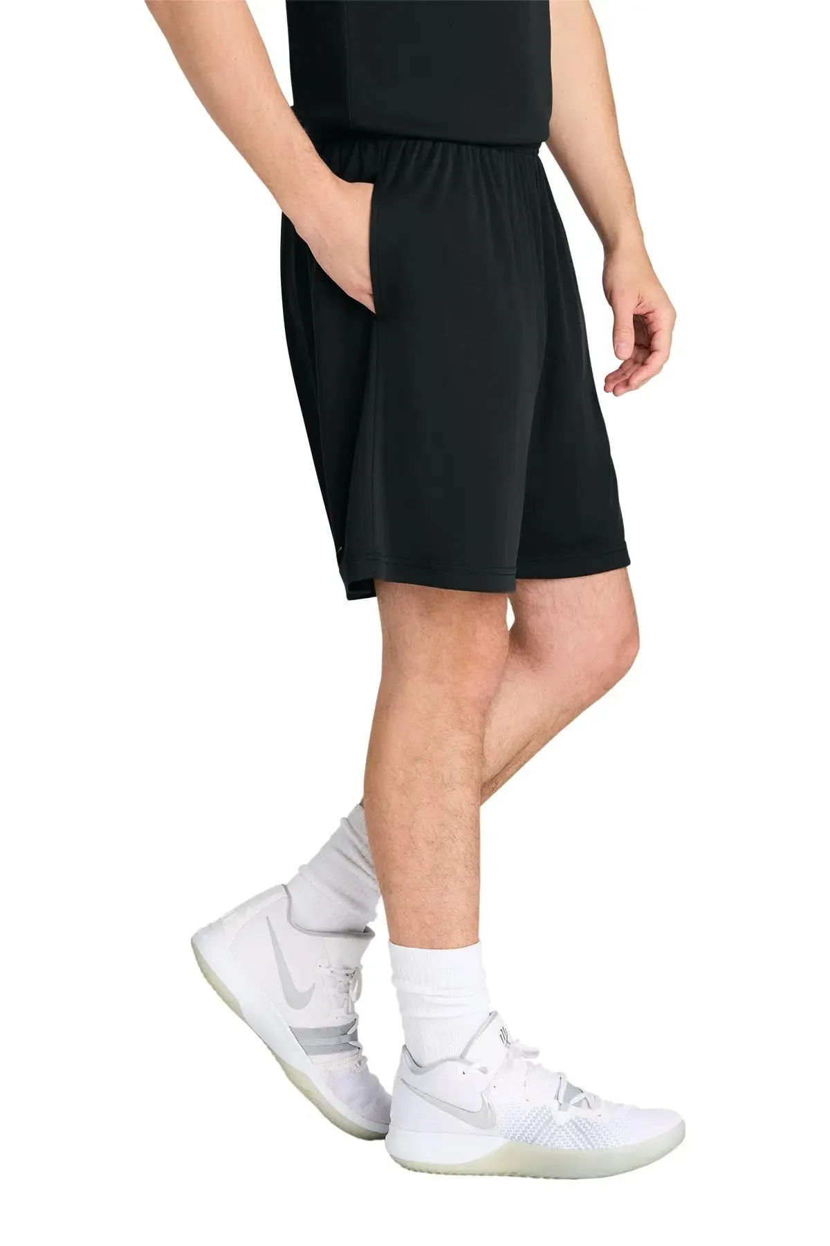 San Mar Men's 7" Pocketed Shorts – Lightweight, Moisture-Wicking & Versatile