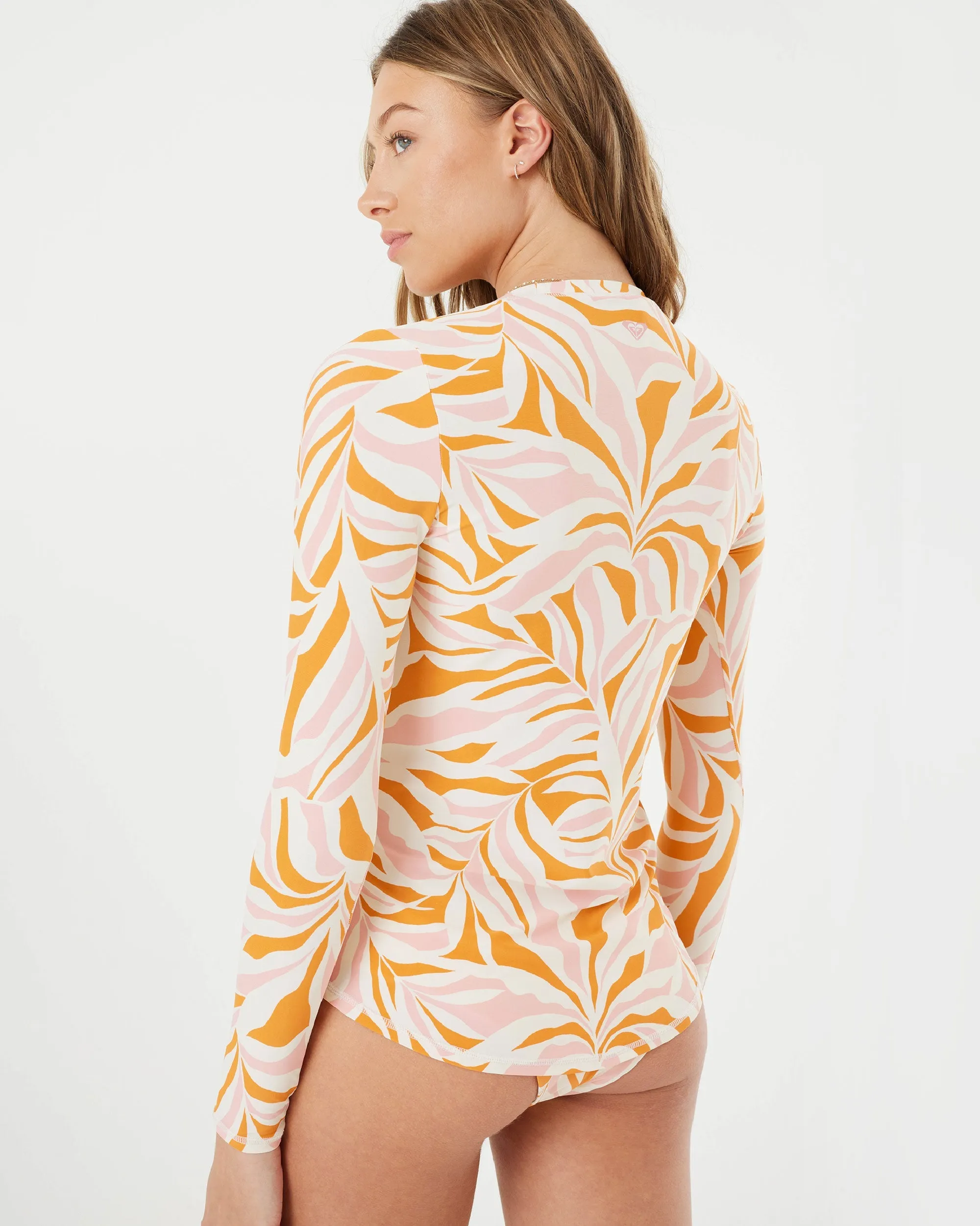 Sea Skippin Long Sleeve Rashguard- Pink Combo