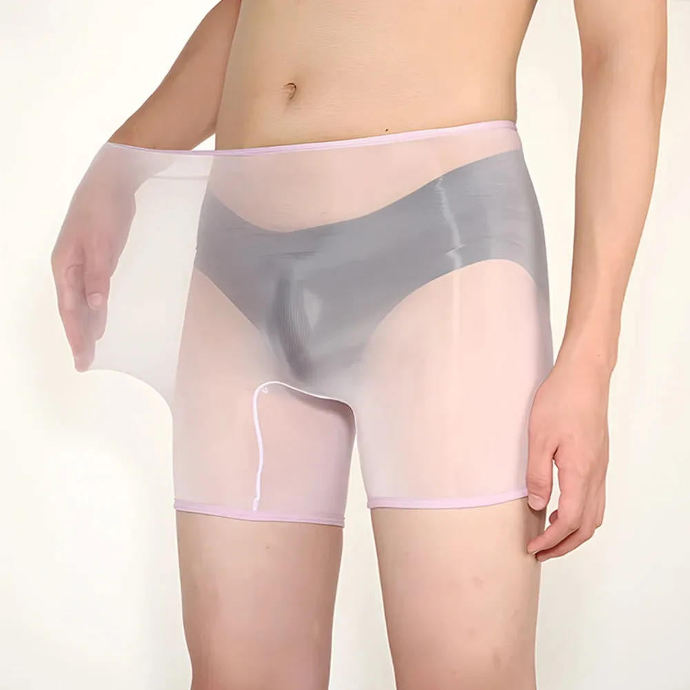 See-Through Stretch Shorts