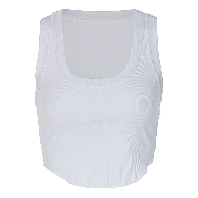 Sexy Midriff-baring Ruffled Camisole