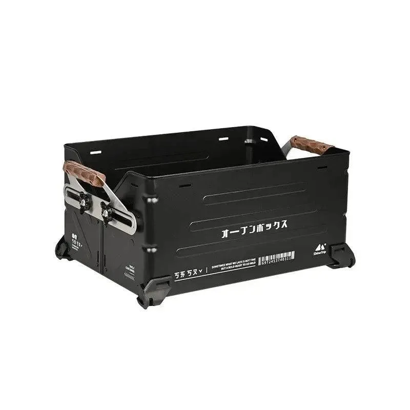 ShineTrip Outdoor Open Box Multifunctional Camping Storage Box Large Capacity Box Stackable Splicing  Camping Accessory ﻿