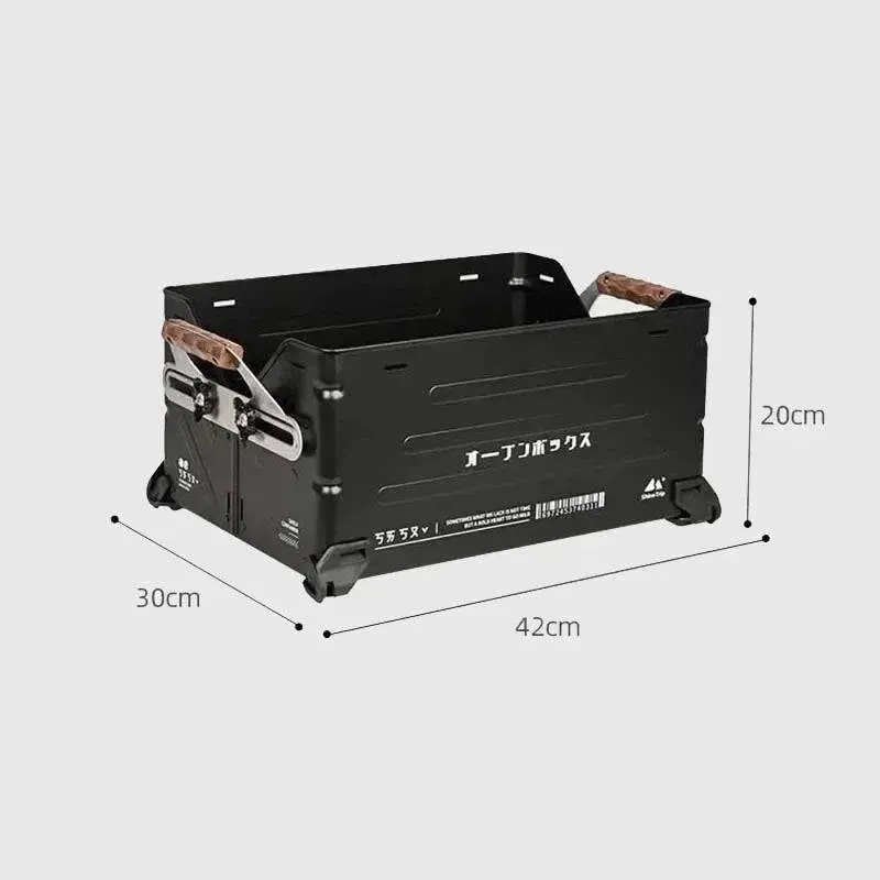 ShineTrip Outdoor Open Box Multifunctional Camping Storage Box Large Capacity Box Stackable Splicing  Camping Accessory ﻿