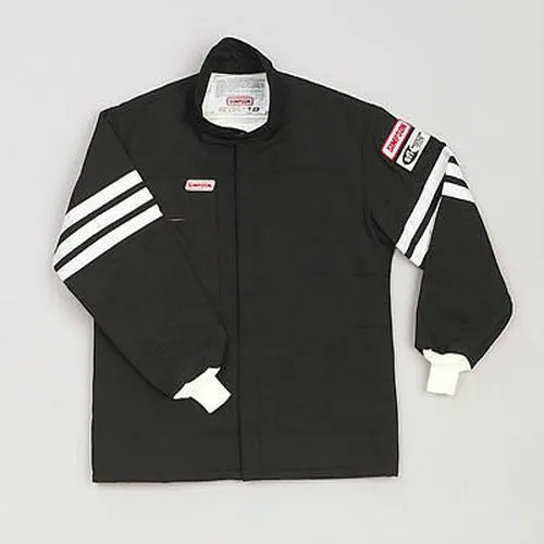 Simpson - 2 Layer Driving Jacket XX-Large, Black Gabardine Nomex SFI-5
