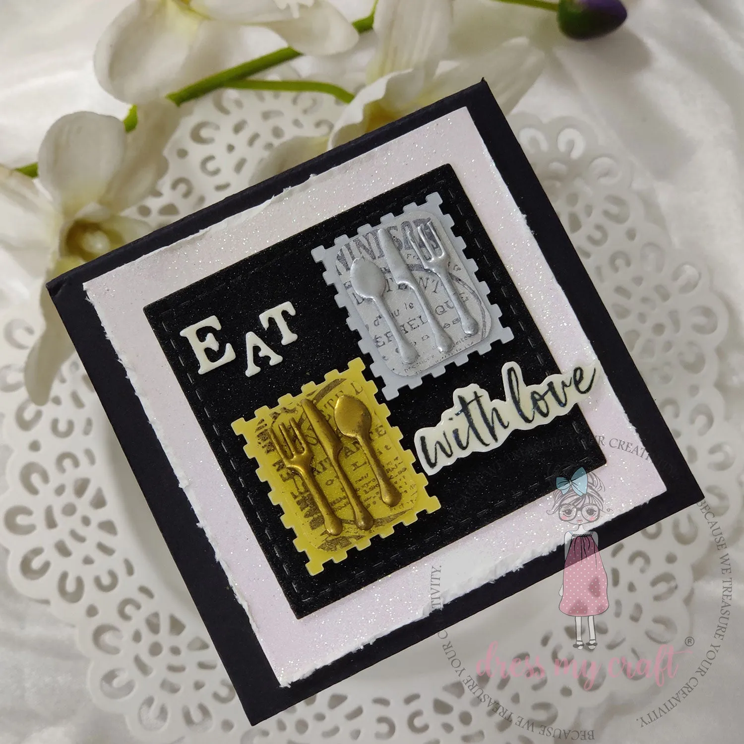 Smooth Black Cardstock - 400 GSM