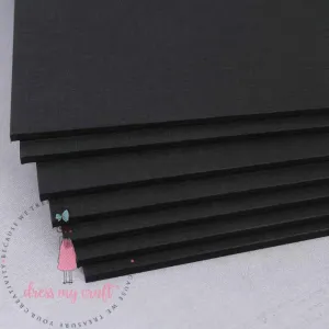 Smooth Black Chipboard - 1000 GSM