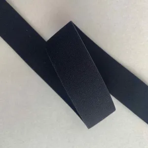 SMOOTH FLAT ELASTIC 30MM • Black