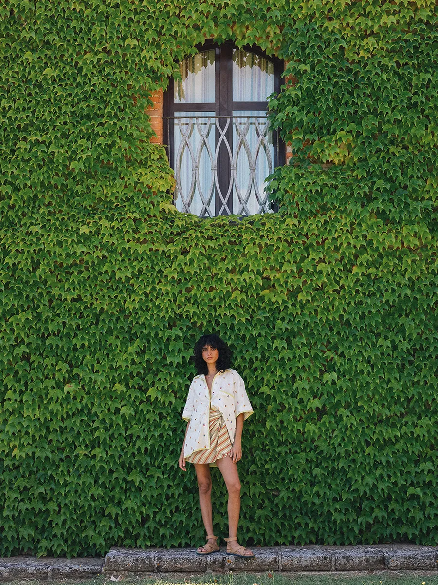 Square Pareo | Sugarcane