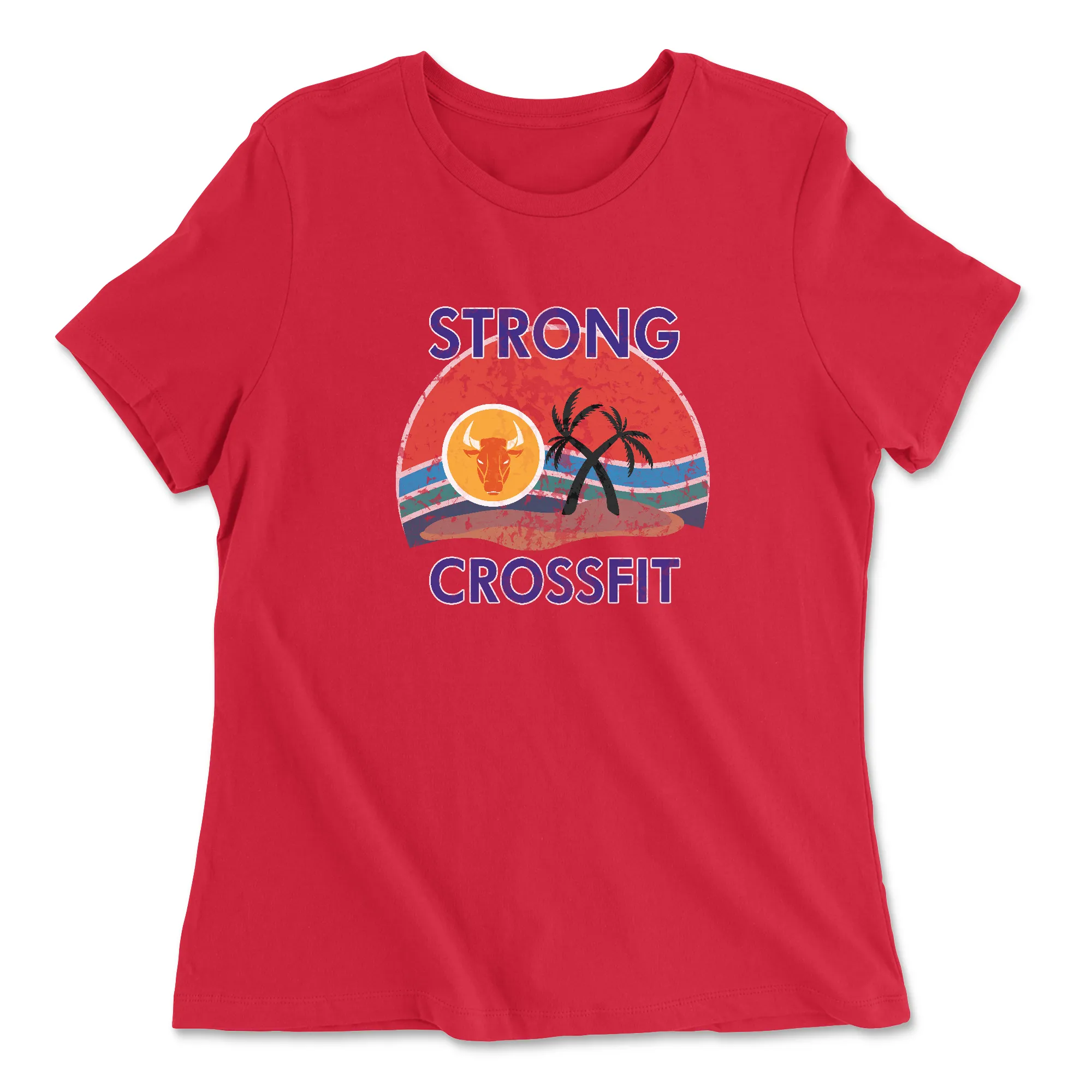 Strong Ox CrossFit Summer 2 Womens - Relaxed Jersey T-Shirt