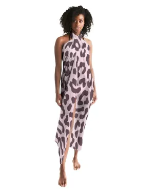 Swim Cover Up - Sarong / Pink Leopard Print