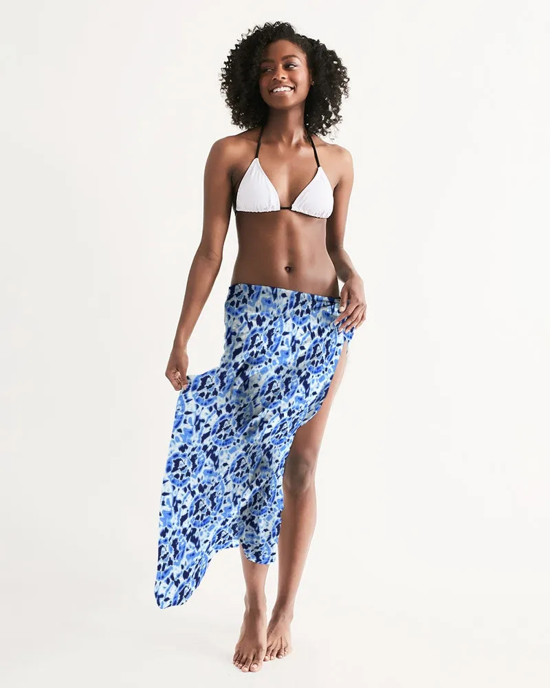 Swim Cover Up- Tie-Dye Blue