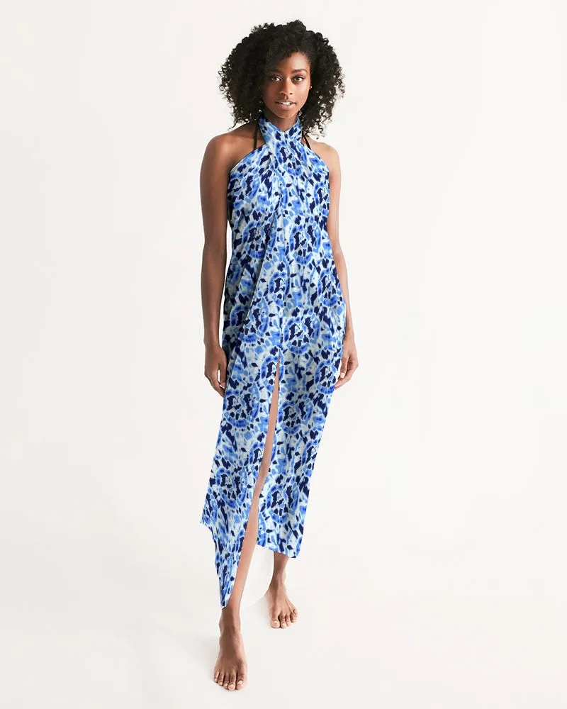 Swim Cover Up- Tie-Dye Blue