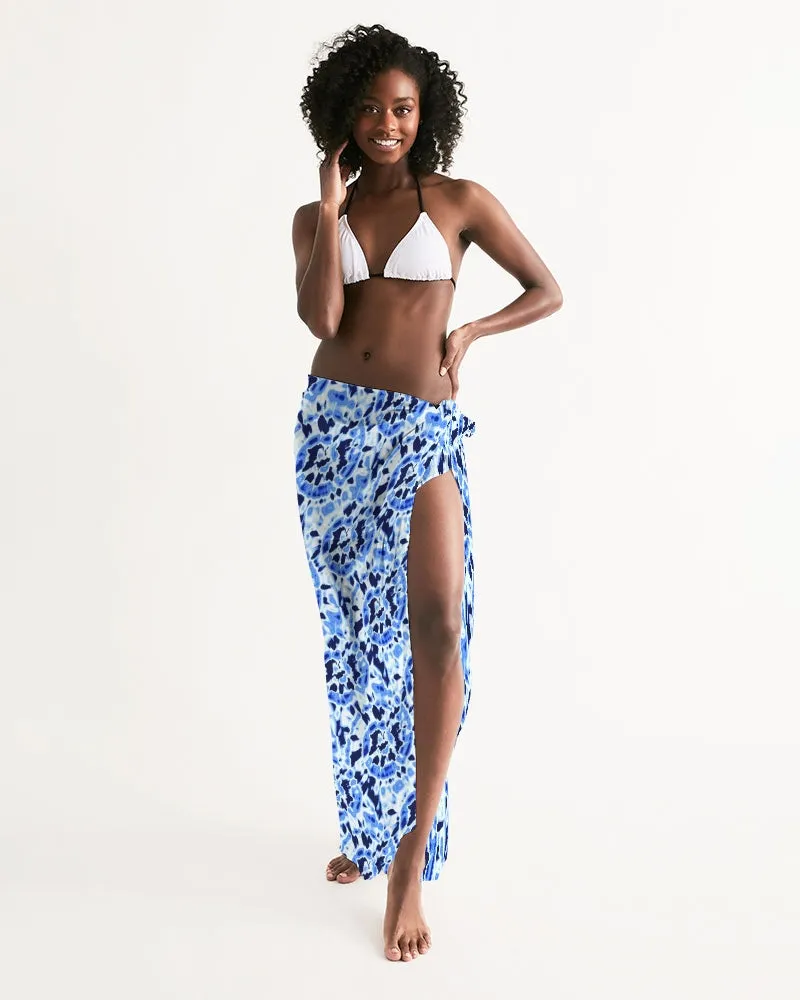 Swim Cover Up- Tie-Dye Blue