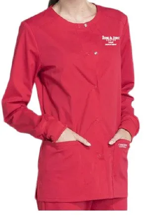 TBJC21- Ladies Snap Front Scrub Jacket