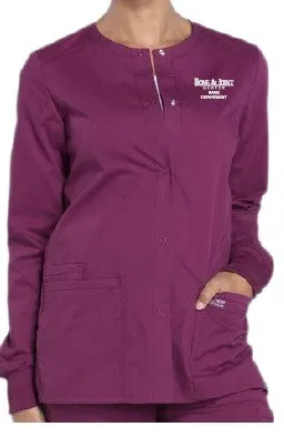 TBJC21- Ladies Snap Front Scrub Jacket