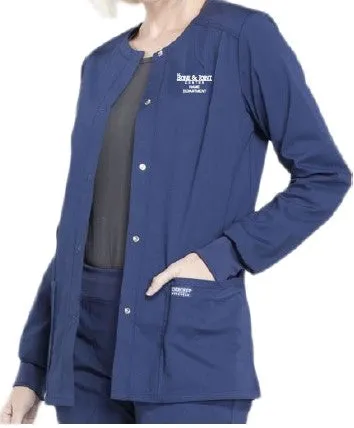 TBJC21- Ladies Snap Front Scrub Jacket