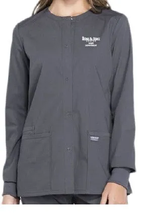 TBJC21- Ladies Snap Front Scrub Jacket