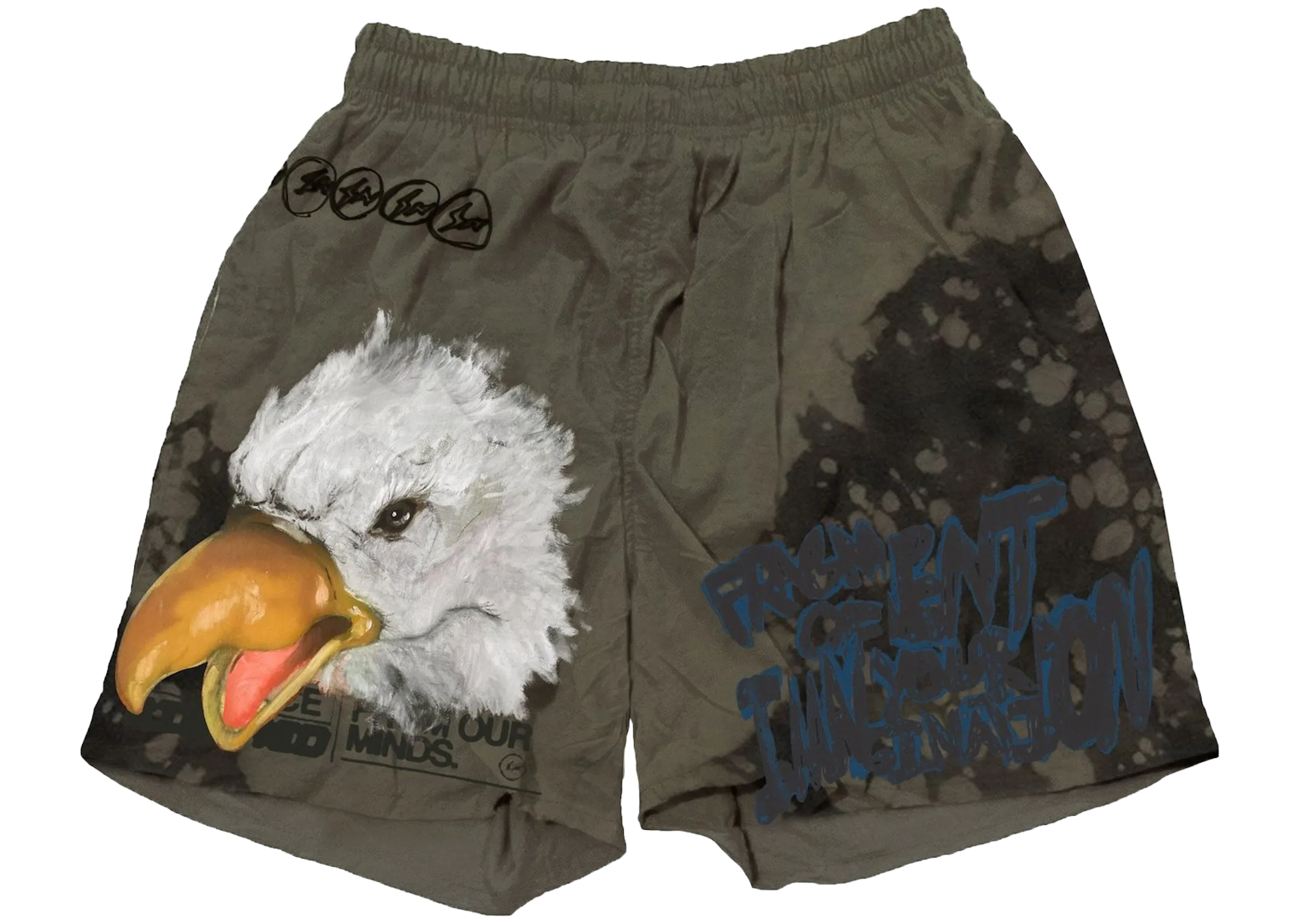Travis Scott Cactus Jack For Fragment Imagination Shorts Olive