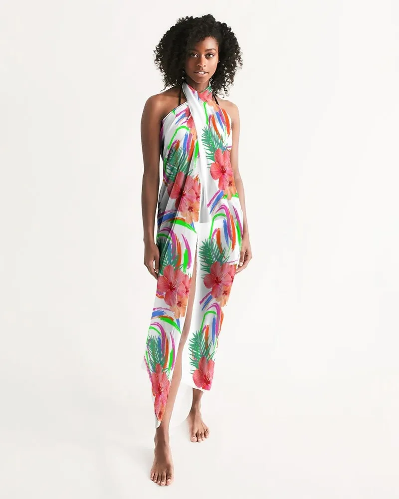 Tropical Hibiscus Swimsuit Cover-up
