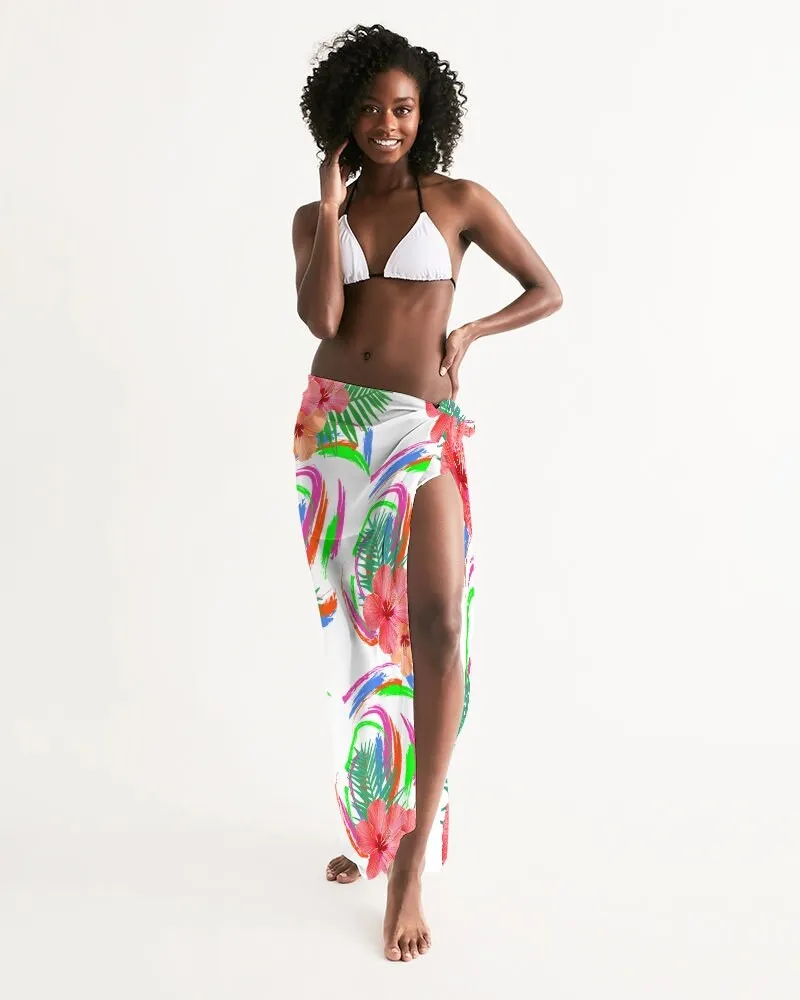Tropical Hibiscus Swimsuit Cover-up