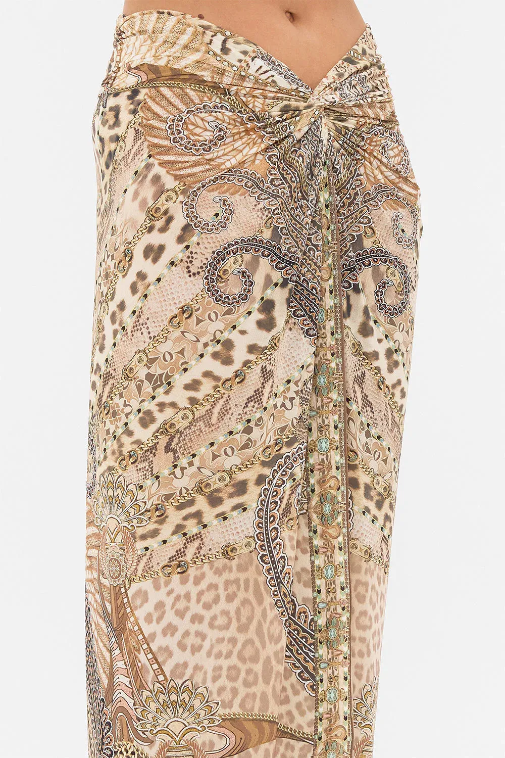 Twist Front Long Skirt The Throne Room - Camilla