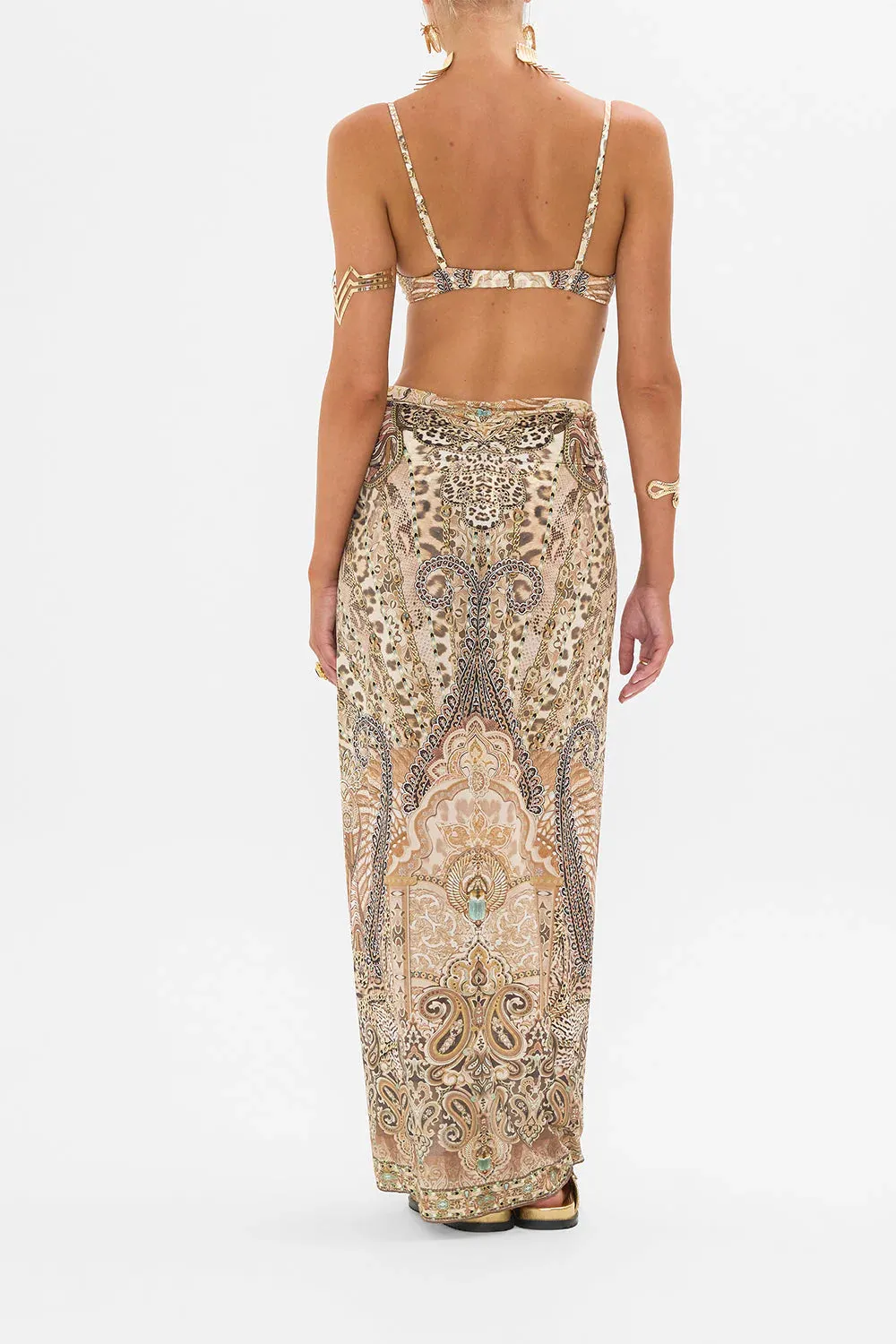 Twist Front Long Skirt The Throne Room - Camilla