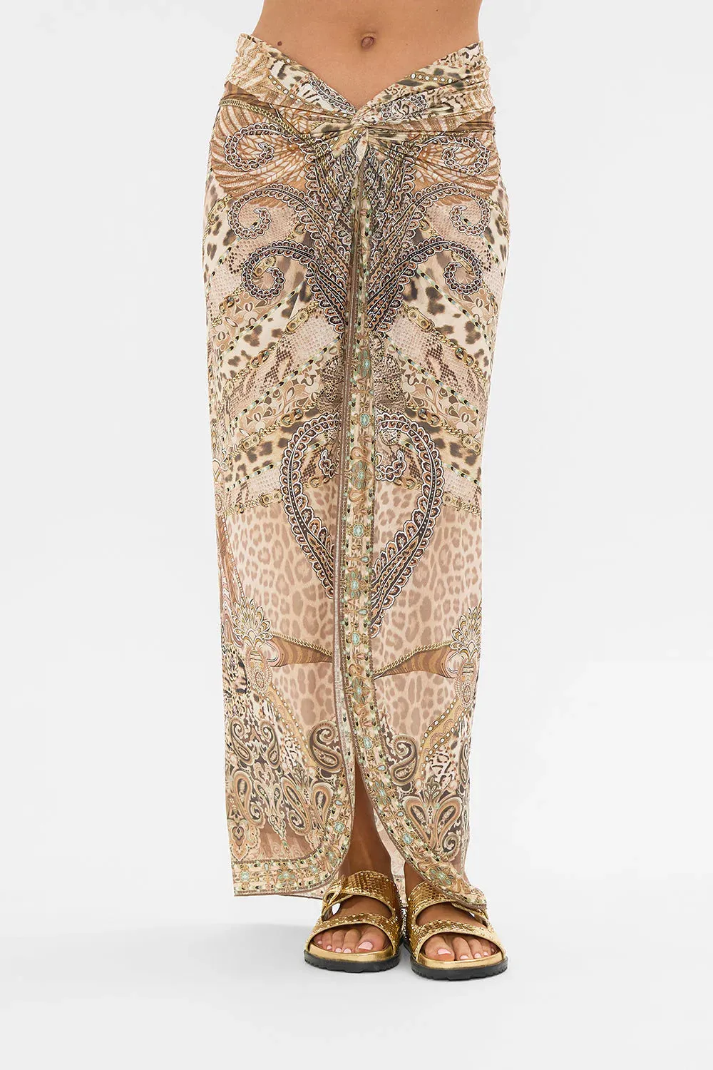 Twist Front Long Skirt The Throne Room - Camilla