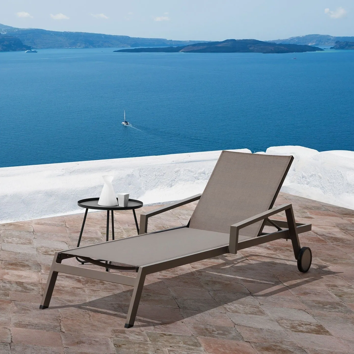 Whiteline Modern Living Bondi Outdoor Chaise CL1534