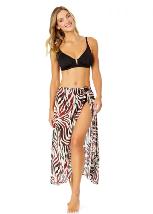 Women's Tiger Dance Ring Sarong Skirt Swimsuit Cover Up