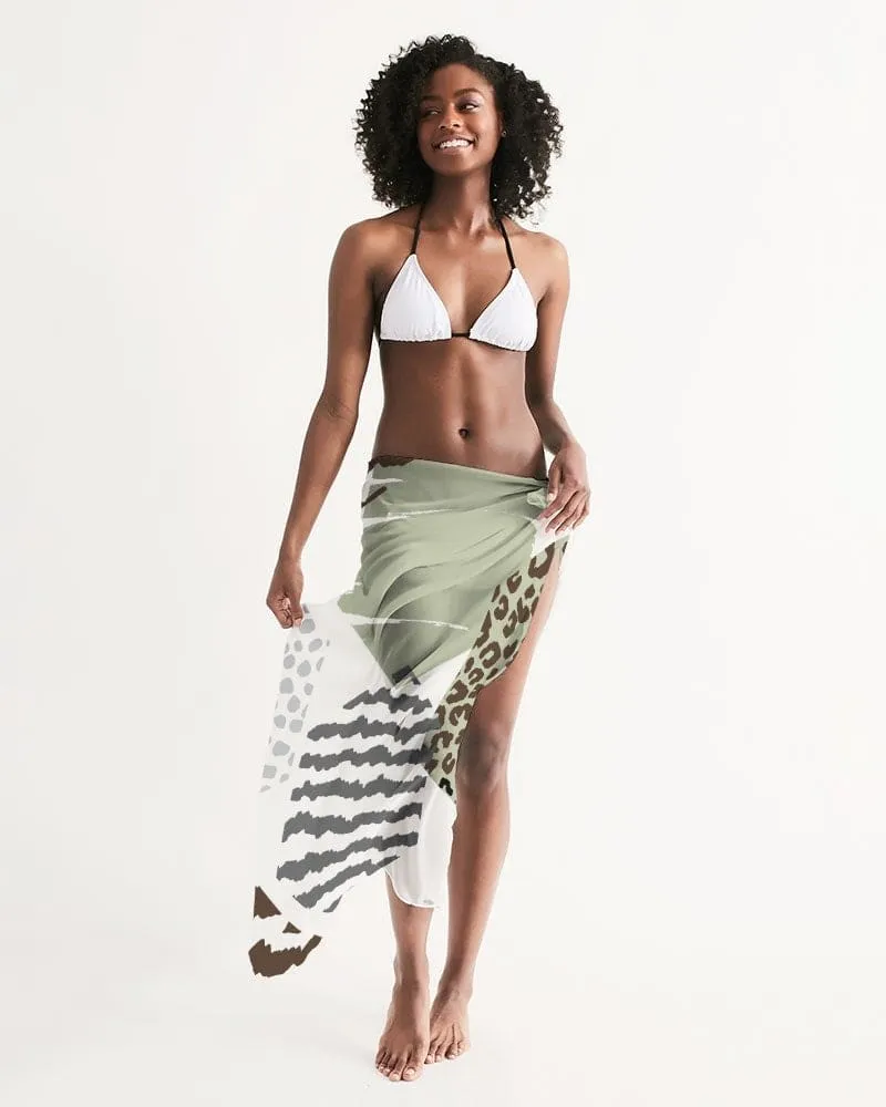 Womens Wrap Sarong - Casual / Swimwear / Beige