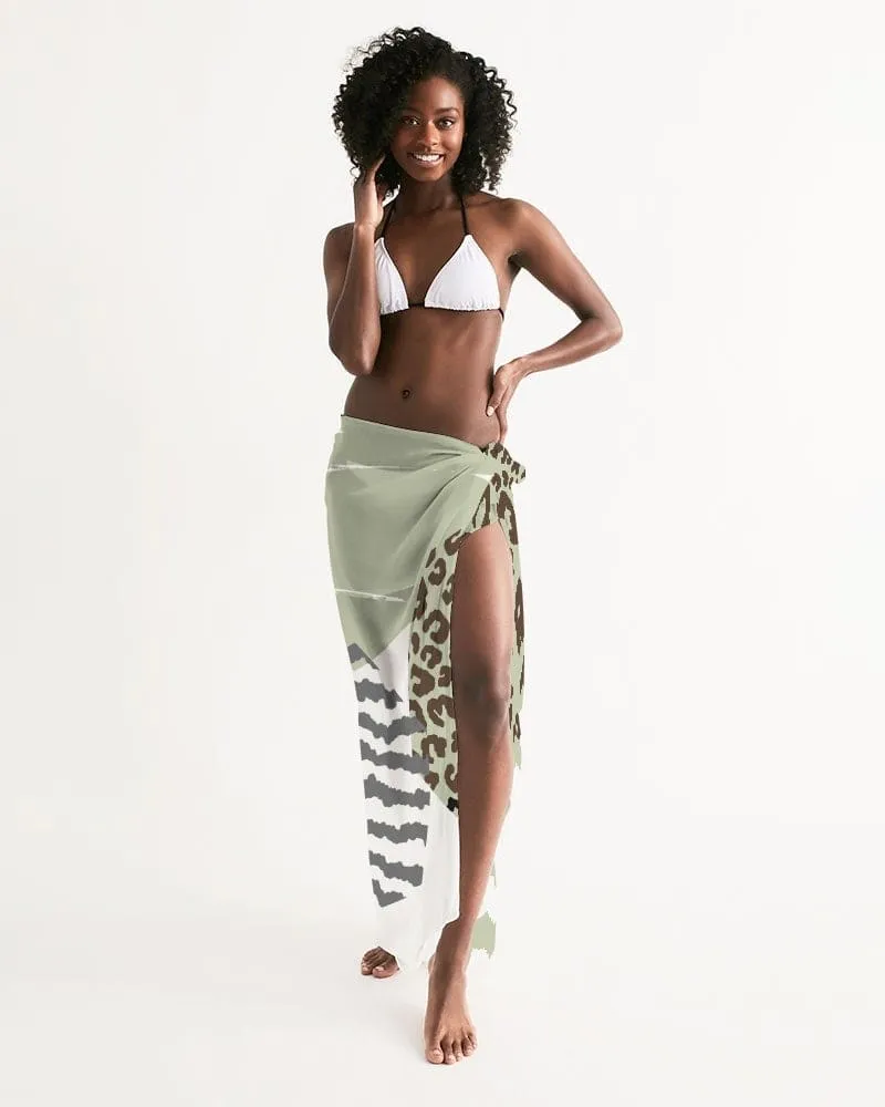 Womens Wrap Sarong - Casual / Swimwear / Beige