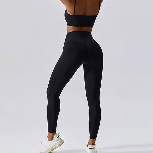 Zara Smooth Leggings - Black